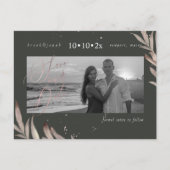 PixDezinesフェイクバラ金ゴールド救の出葉の日付 ポストカード (正面)