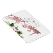 PixDezinesフェイクバラ金ゴールド鍵West Map、DIYハート マグネット (右側)