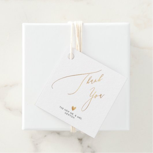 PixDezinesフェイク金ゴールドLuxe書道ありがとうFa フェイバータグ (インサイチュ)