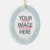 PixDezinesフォトカスタムオーナメント/DIYカラー セラミックオーナメント (右)