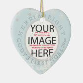 PixDezinesフォトカスタムオーナメント/DIYカラー セラミックオーナメント (右)