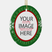 PixDezinesフォトカスタムオーナメント/DIYカラー セラミックオーナメント (右)