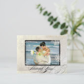 PixDezinesフォトスノーフレーク+シャンデリア/ディ文字 ポストカード (スタンド正面)