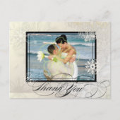 PixDezinesフォトスノーフレーク+シャンデリア/ディ文字 ポストカード (正面)