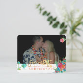 PixDezinesフローラの水彩画/パンジー救ズ/私たちの日付 セーブザデート (スタンド正面)