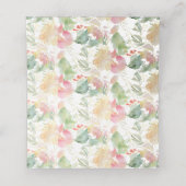 PixDezinesフローラ水彩アユ プレイスカード (内部開封)