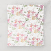 PixDezinesフローラ水彩アユ プレイスカード (内部開封)