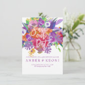 PixDezinesフローラ水彩保存日 セーブザデート (スタンド正面)