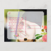 PixDezinesフローラ水彩大学院の写真 案内ポストカード (裏面)