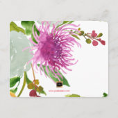 PixDezinesフローラ水彩画/ランヌカルス (裏面)