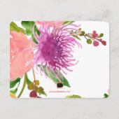 PixDezinesフローラ水彩画/ランヌカルス (裏面)