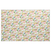 PixDezinesフローラ水彩画/ランヌカルス ファブリック (ファットクウォーター)