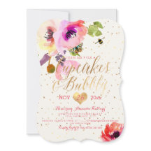 PixDezinesフローラWatercolor Cupcakes+Bubbly