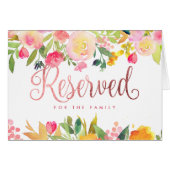PixDezinesフローラWatercolor/Reserved/Table Sign (正面横)