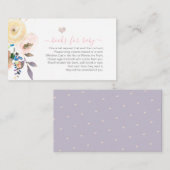 PixDezinesブックリクエスト、パステルガーデンバラ エンクロージャーカード (正面/裏面)