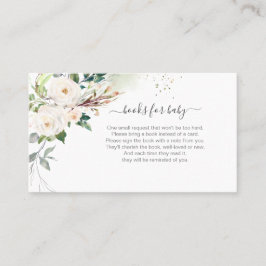 PixDezinesブックリクエスト、水彩赤面バラ プレイスカード