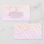 PixDezinesブックリクエスト、赤面ハート+大理石 エンクロージャーカード (正面/裏面)