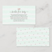 PixDezinesブックリクエスト、赤面ハート+DIYカラー エンクロージャーカード (正面/裏面)