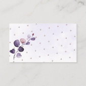 PixDezinesブックリクエストH2プラムユーカリ プレイスカード (裏面)