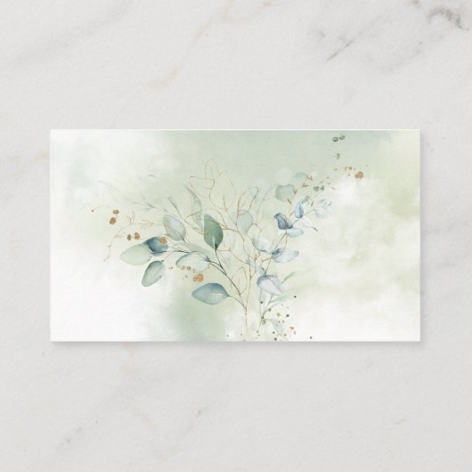 PixDezinesブックリクエストH2 Eucalyptusエンクロージャ プレイスカード (裏面)