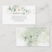 PixDezinesブックリクエストH2 Eucalyptusエンクロージャ プレイスカード (正面/裏面)