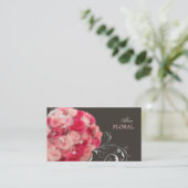 PixDezinesブライダルブーケ、快適/ダイカラー 名刺 (スタンド正面)