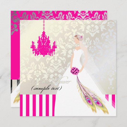 PixDezinesブライド2 B 招待状 (正面/裏面)