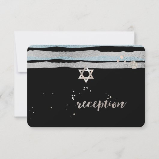 PixDezinesブルーフェイク/シルバー/ストライプ披露宴 (正面)