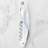 PixDezinesブルーマーブル ソムリエナイフ (正面)