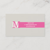 PixDezinesプレーン/ダイカラーをスナップで展開… 名刺 (裏面)