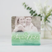 PixDezinesヘムロックグリーン/水カラーの影響 セーブザデート (スタンド正面)