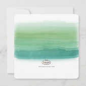 PixDezinesヘムロックグリーン/水カラーの影響 セーブザデート (裏面)