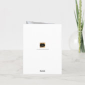 PixDezinesベビーシャワー、写真ありがとう サンキューカード (裏面)