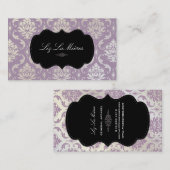 PixDezinesベンドームダマスク 名刺 (正面/裏面)