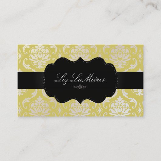 PixDezinesベンドームダマスク 名刺 (正面)