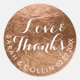 PixDezinesホイフェイクル/銅/感謝していDIY文字 ラウンドシール