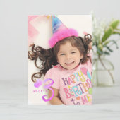 PixDezinesホットピンク蝶の水色 招待状 (スタンド正面)