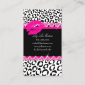 PixDezinesホットリップ+サッシレオパード 名刺 (裏面)