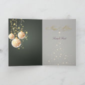 PixDezinesホリデーカード、クリスマスツリー シーズンカード (内部)