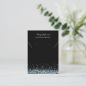 PixDezinesホログラフィフェイクック紙吹雪名刺 名刺 (スタンド正面)