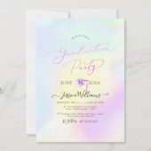 PixDezinesホログラフィモダンック目盛り 招待状 (正面)