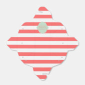 PixDezinesホワイト+コーラルオレンジストライプ色 フェイバーボックス (折り畳みなし)