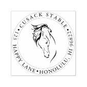 PixDezinesホースバスト セルフインキングスタンプ (デザイン)