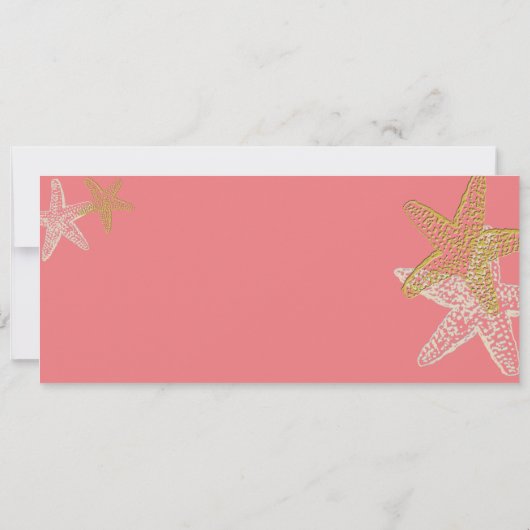 PixDezinesボーディングパス+Starfish招待状 招待状 (裏面)