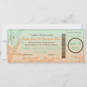 PixDezinesボーディングパス+Starfish 招待状 (正面)