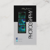 PixDezinesポートフォリオテンプレート/DIYフォント 名刺 (裏面)