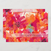 PixDezinesマウイハイビスカス 招待状 (正面/裏面)