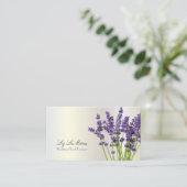 PixDezinesマウイラベンダー 名刺 (スタンド正面)