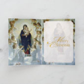 PixDezinesマドンナ+エンジェル、ホリデーグリーティングカード シーズンカード (内部)