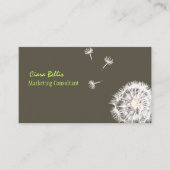 PixDezinesマーケティングコンサルタント/DANDELIONS 名刺 (正面)